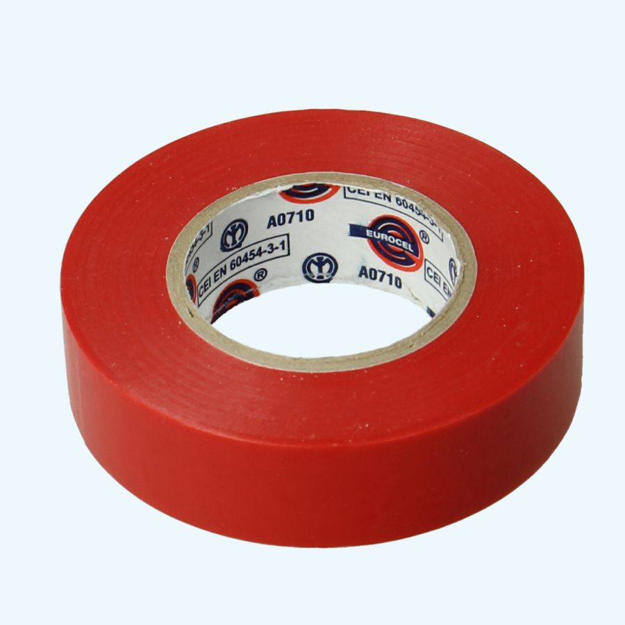 Isolierband 19 mm x 25 Meter rot