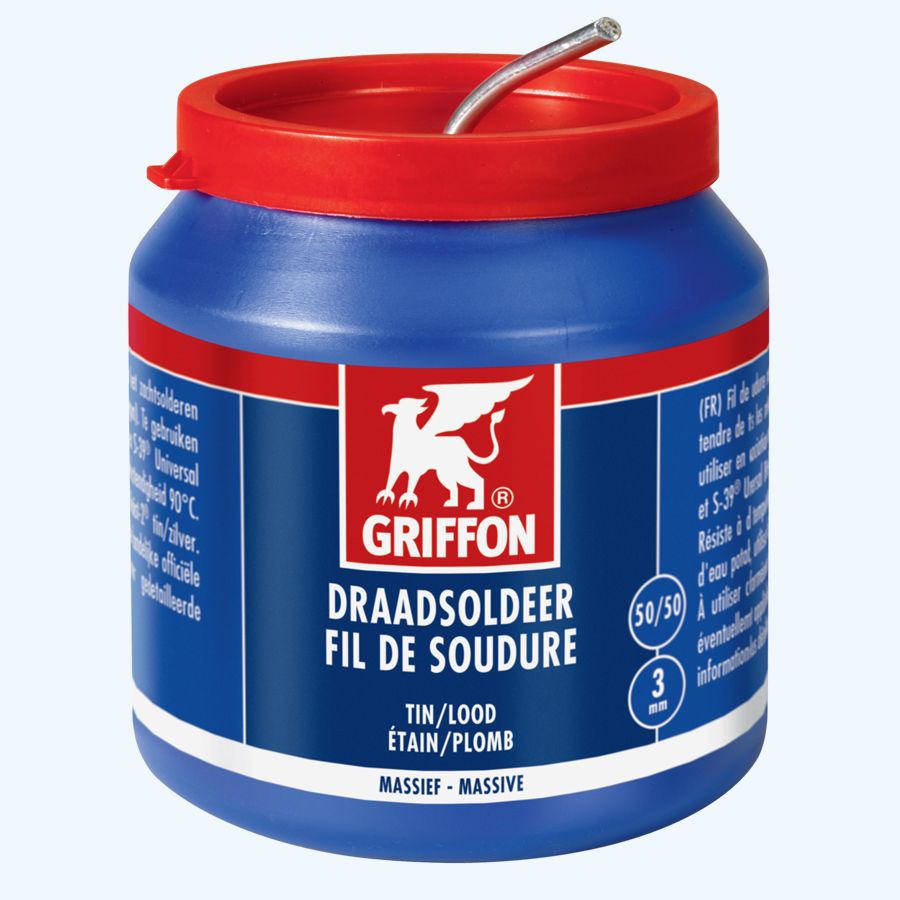 Griffon Lötdraht Zinn/Blei 50/50 massiv 500 Gramm