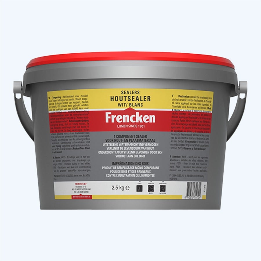 Frencken houtsealer wit 2,5 kg 