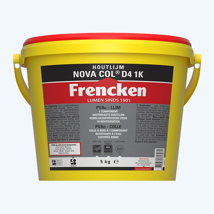  Frencken houtlijm Nova Col D4 1K 5 kg 