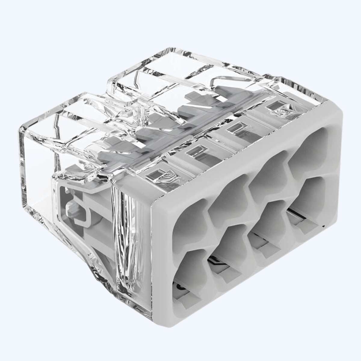 WAGO-Lötklemme COMPACT, 8-fach, 2,5 mm² (10 Stück)