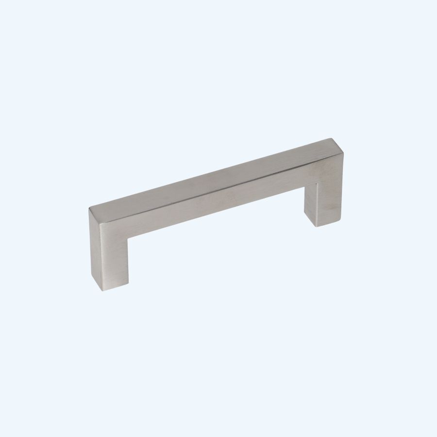 Greep hol RVS vierkant 96 x 35 mm