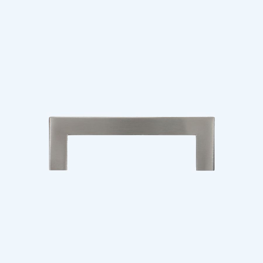 Greep hol RVS vierkant 96 x 35 mm