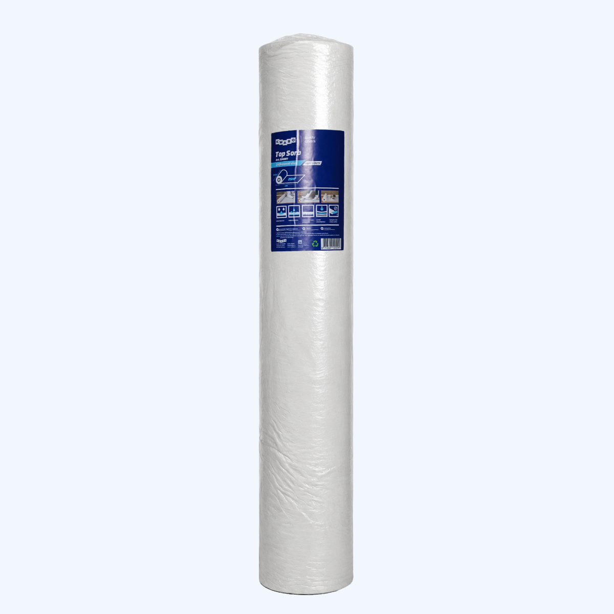 Top Sorb selbstklebendes LDPE-Abdeckvlies 1 x 25 Meter