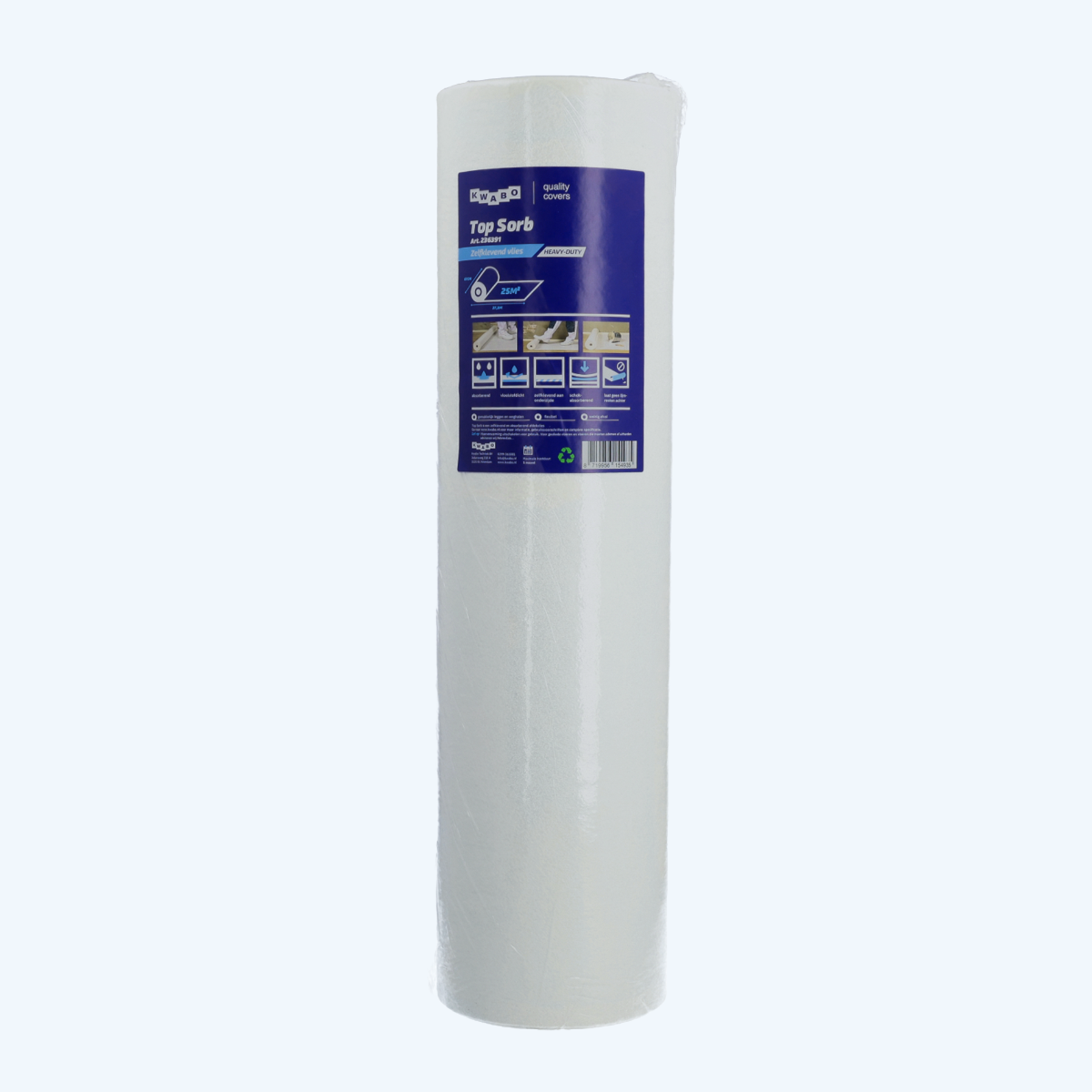 Top Sorb selbstklebende LDPE-Abdeckfolie 0,67 x 25 Meter
