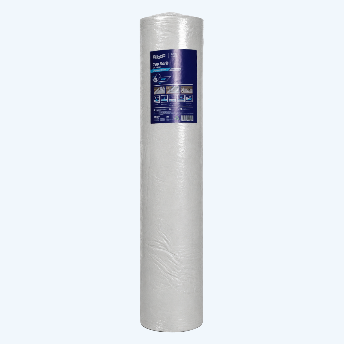 Top Sorb selbstklebendes LDPE-Abdeckvlies 1 x 50 Meter