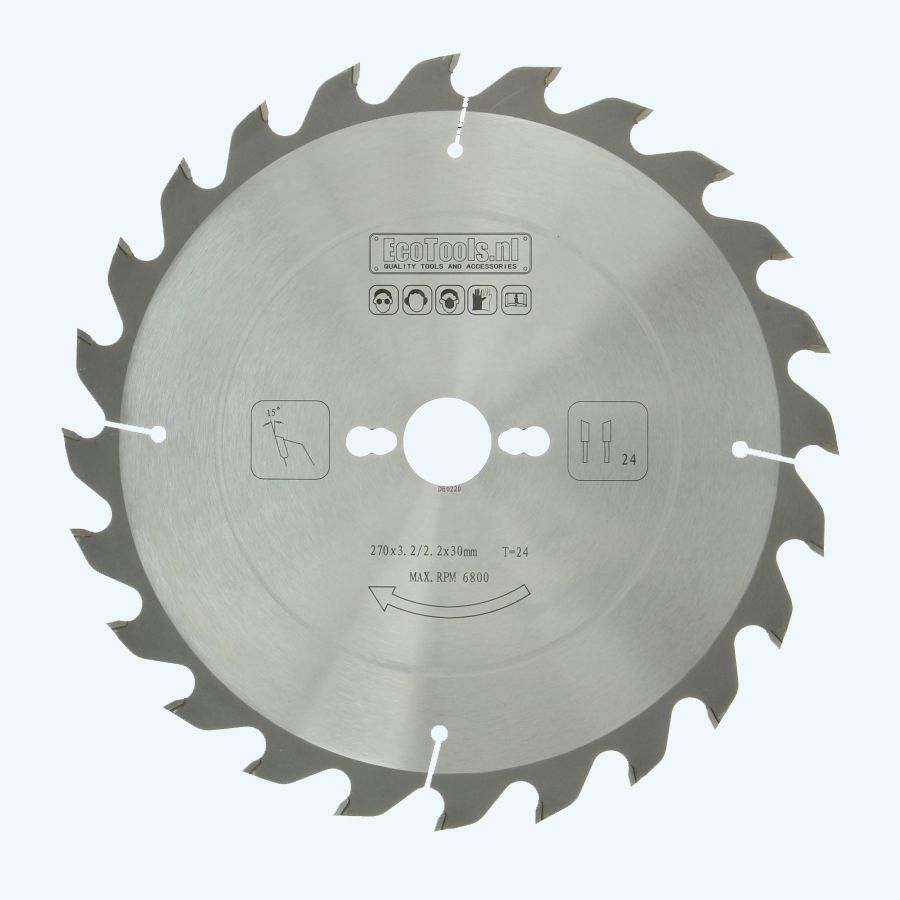 HM-zaagblad PROF 270 x 30 mm T=24 HM-zaagblad PROF 270 x 30 mm T=24