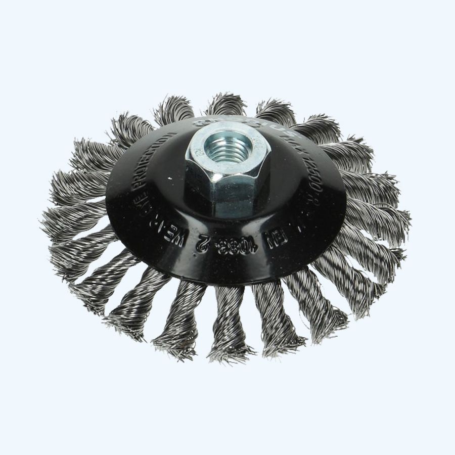 Kegelbürste gedrehter Draht Ø100mm
