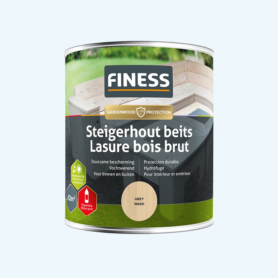 FINESS Gerüstholzlasur 750 ml Grey-wash