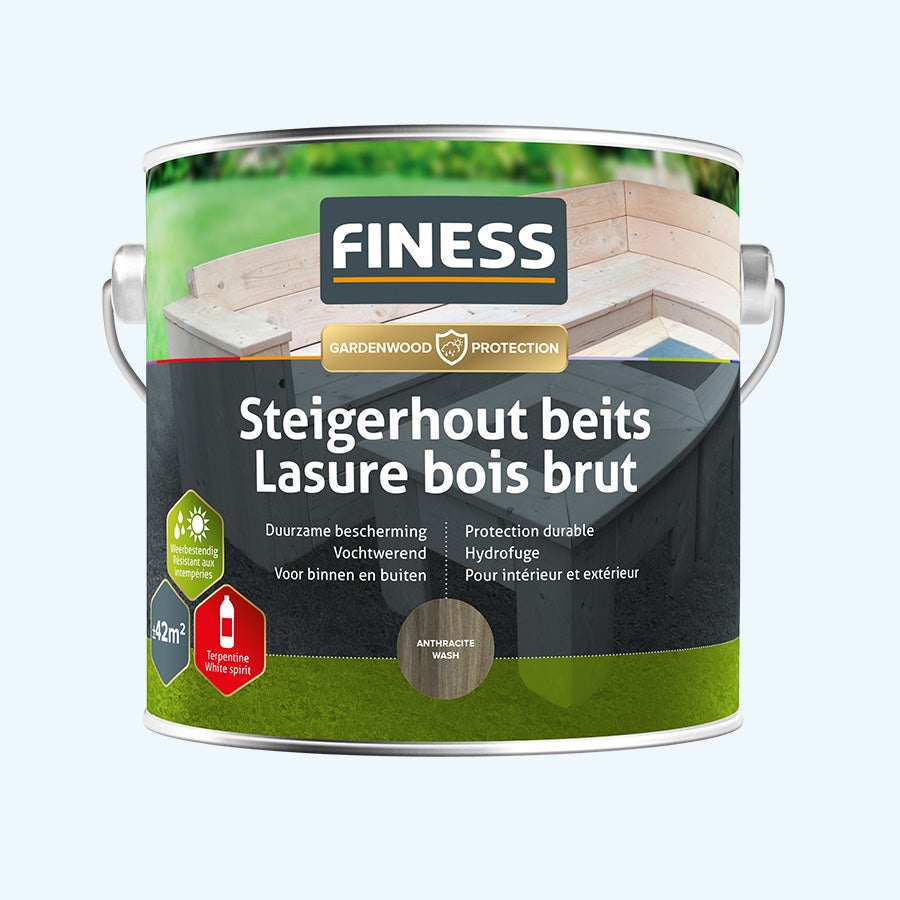 FINESS Gerüstholzlasur 2,5 L Anthracite-wash