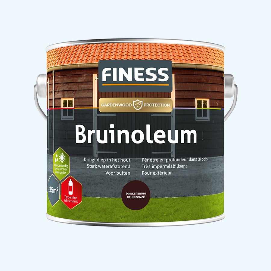 FINESS Braunöl 2,5 L Dunkelbraun