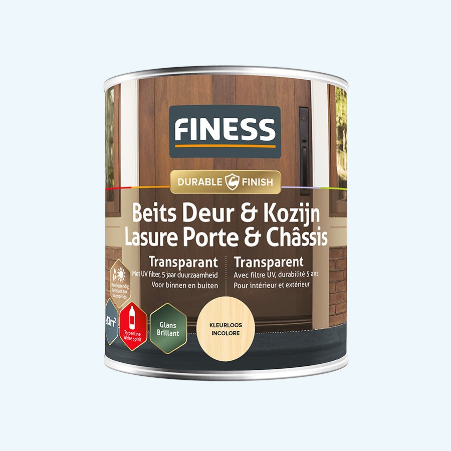 FINESS Lasur Tür & Rahmen transparent Hochglanz 750 ml Farblos