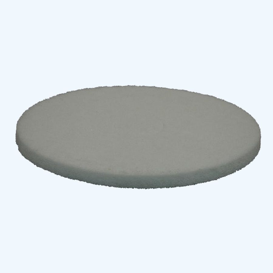 Boenpad 406 x 20 mm wit voor parket