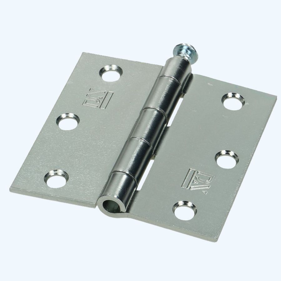 Dulimex Scharnier rechte Ecken, lose Stift, Stahl 76 x 76 mm