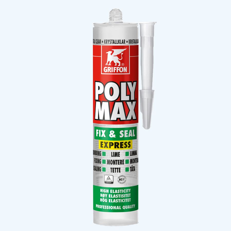 Griffon Poly Max Fix & Seal 300 Gramm (kristallklar)