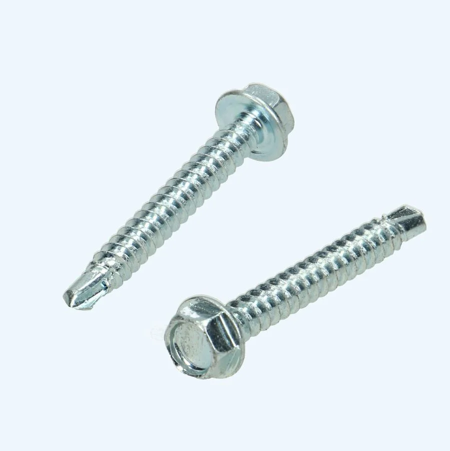 200 Stück selbstbohrende Blechschrauben Sechskantkopf 4,2 x 19 mm