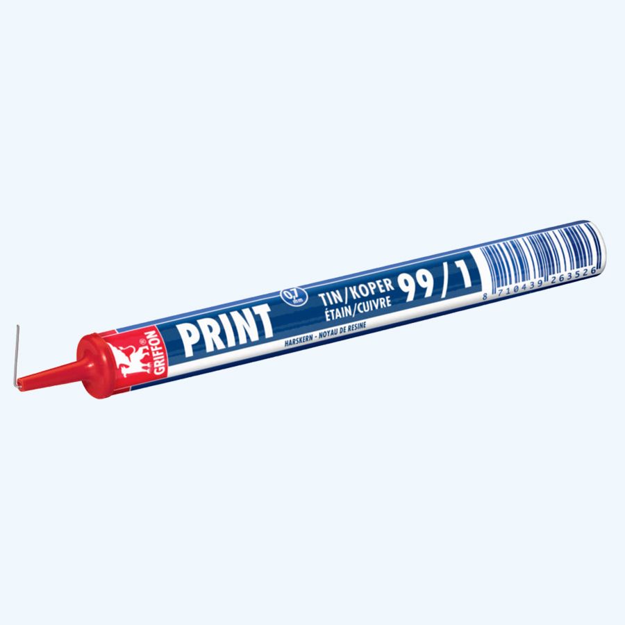Griffon Lötdraht Zinn/Kupfer 99/1 Harzkern Dosierstift 0,7 mm