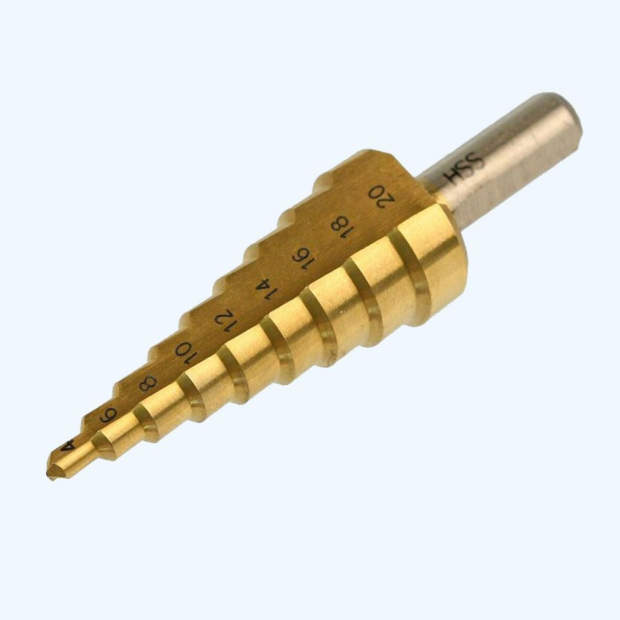 Stufenbohrer HSS 4-20 mm (rechte Schneidkanten)