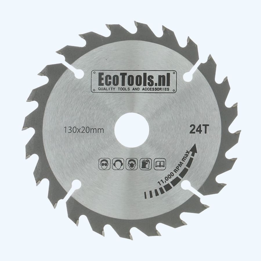 HM-zaagblad 130 x 20 mm T=24 (Eco-line)