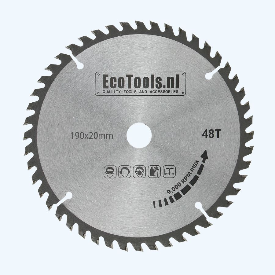 HM-zaagblad 190 x 20 mm T=48 (Eco-line)