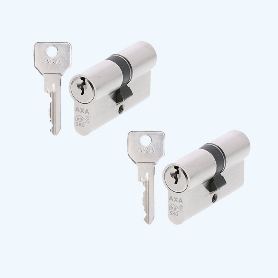AXA Doppelter Sicherheitszylinder (2x) Security 30-30 SKG**