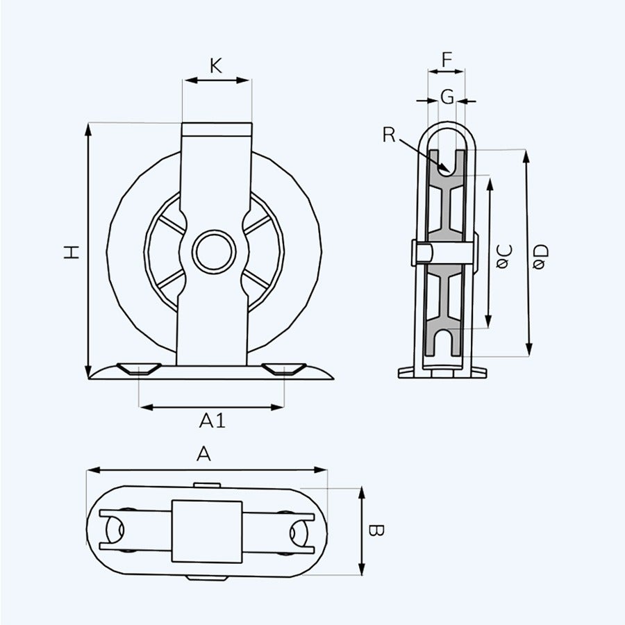 Dwarskatrol 40 mm verzinkt Dwarskatrol 40 mm verzinkt
