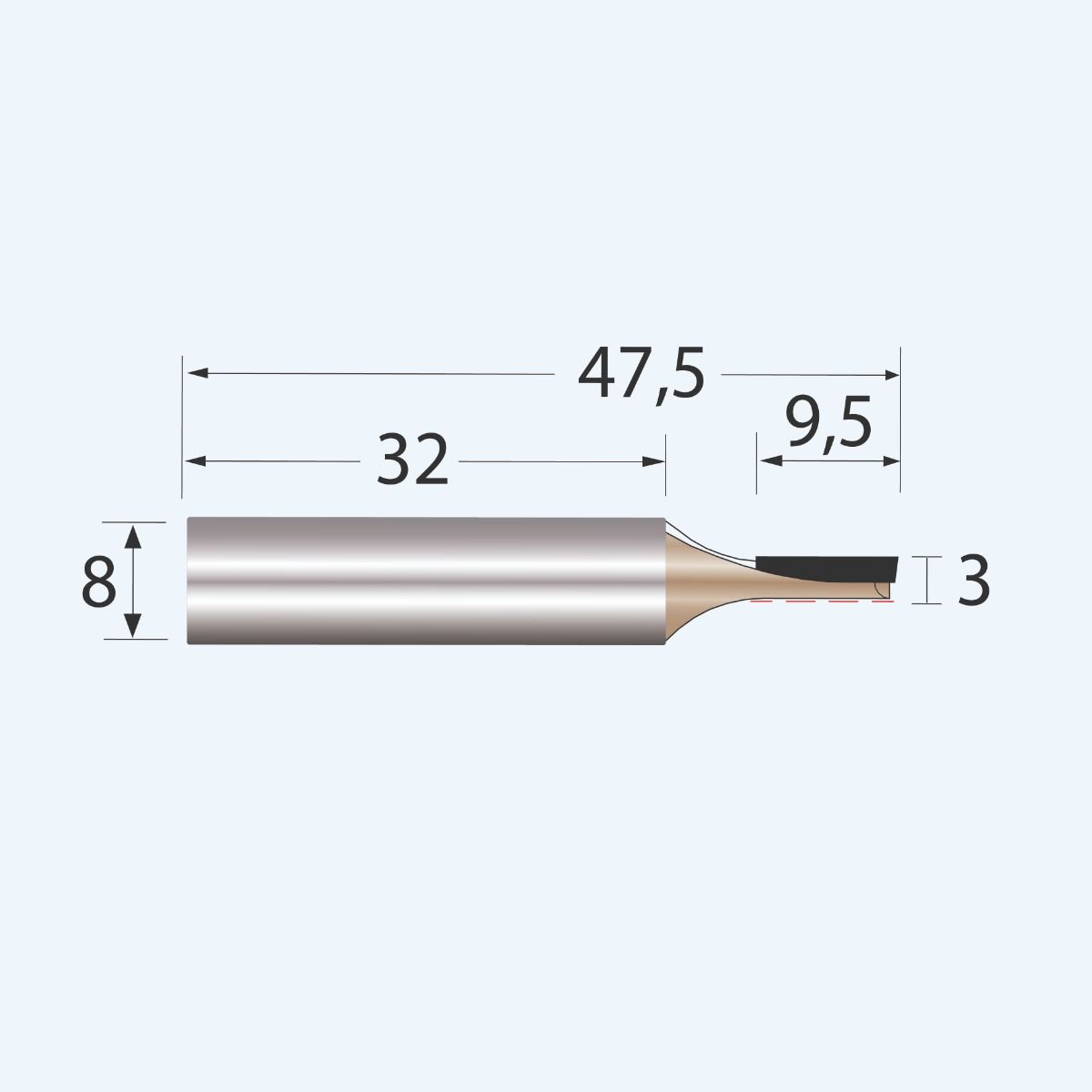 HM groeffrees Industrial 3 mm