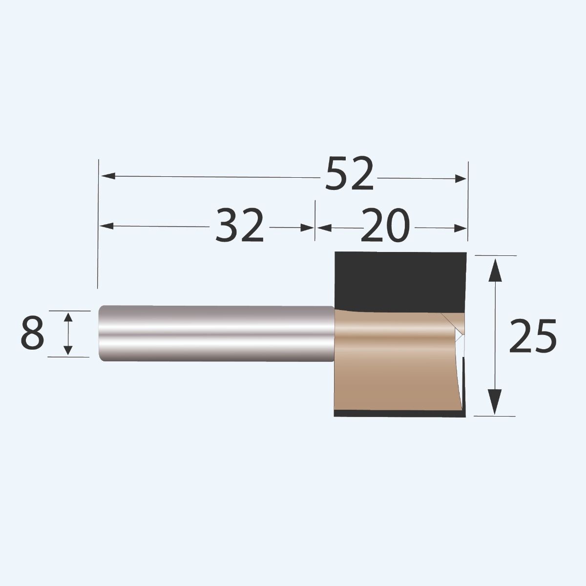 HM groeffrees Industrial 25 mm