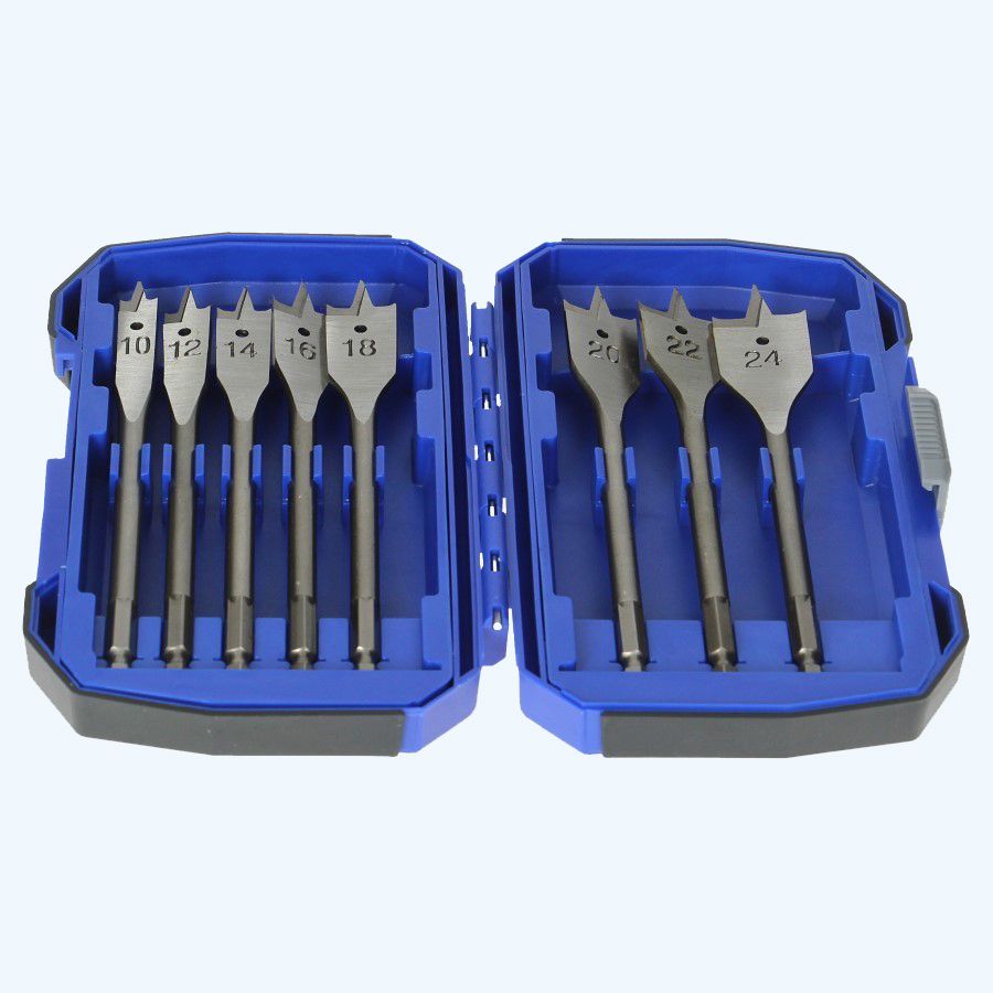 Flachbohrersatz 8-teilig Typ K