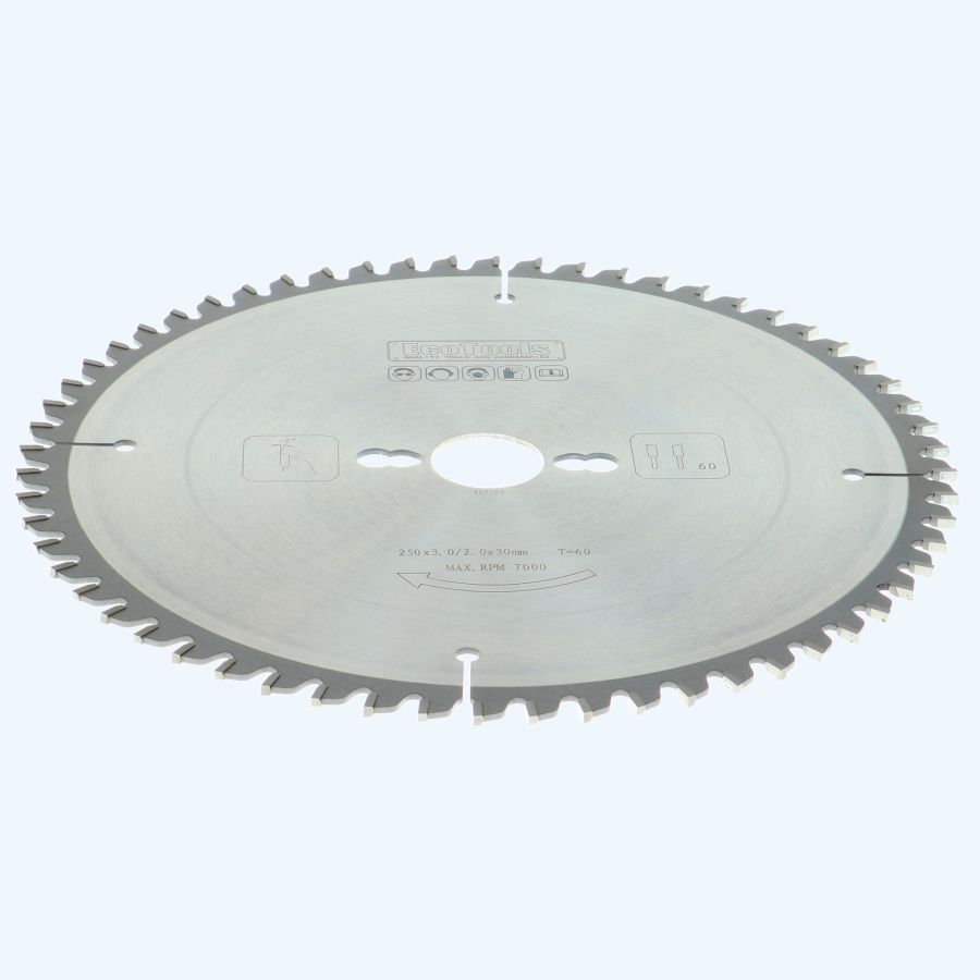 HM-afkortzaagblad Prof 250 x 30 mm T=60