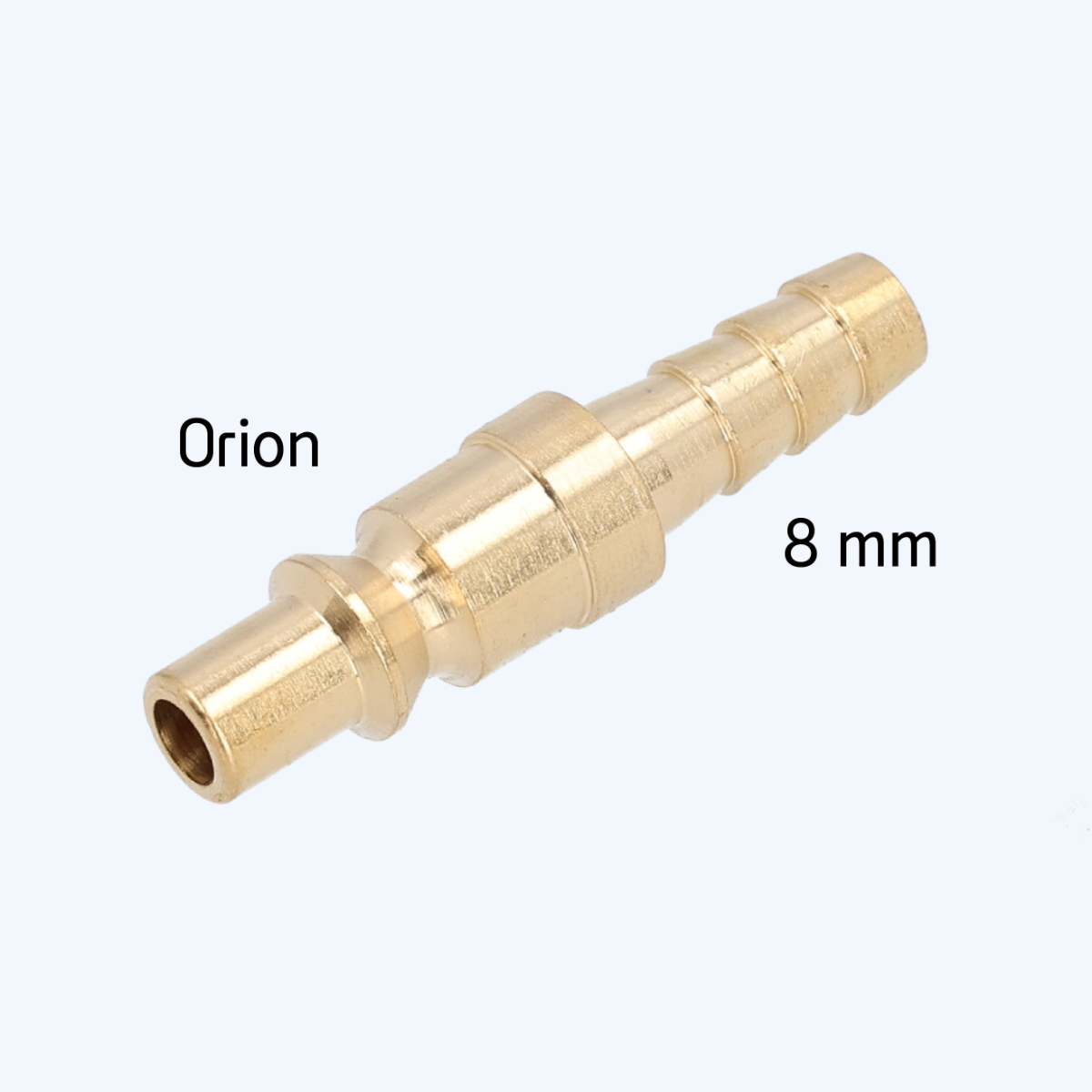 Orion-Stecknippel mit Schlauchtülle 8 mm