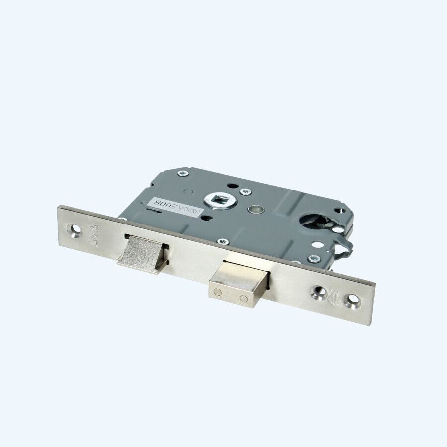 AXA Sicherheitseinsteckschloss Tag-Nacht PC55 SKG** Edelstahl (Flachstulp)