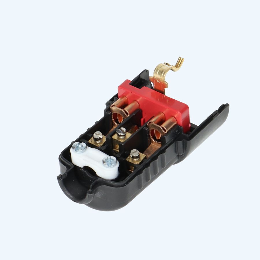 Contrastekker met randaarde zwart