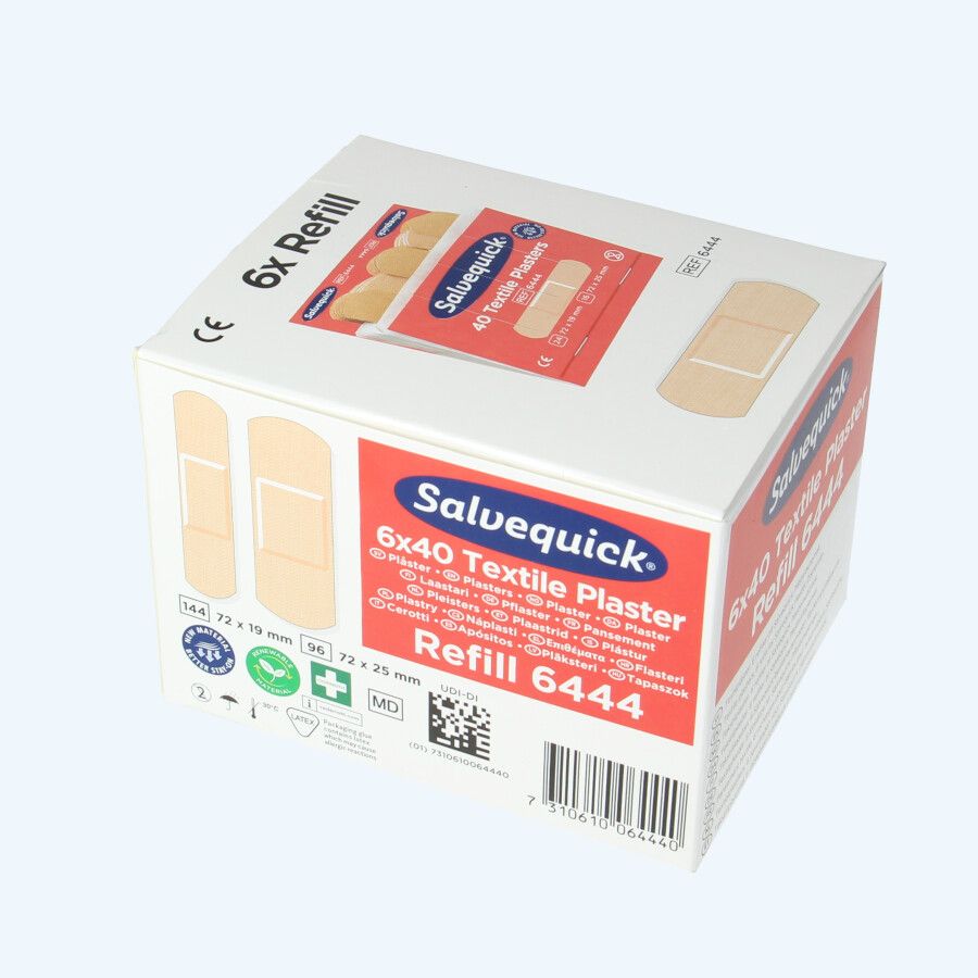 Salvequick Nachfüllung elastisch (Schachtel mit 6 Stück)