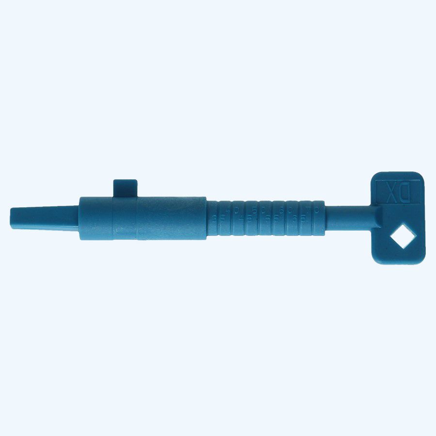 Bauschlüssel Kunststoff blau