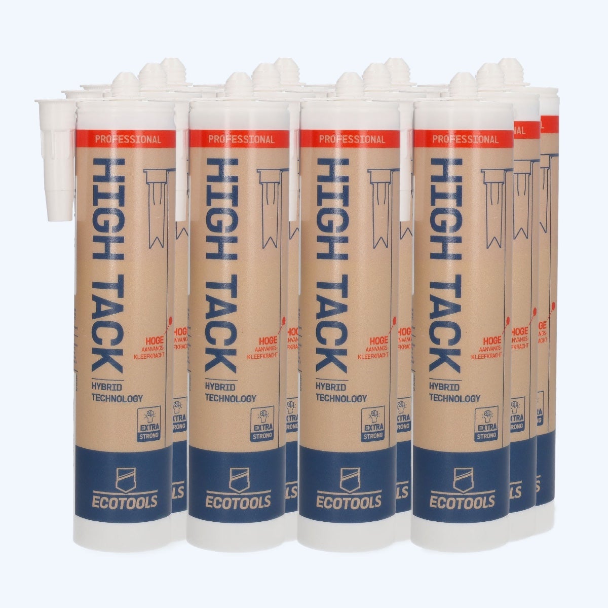 Karton EcoTools High Tack 290 ml WEISS (12 Stück)