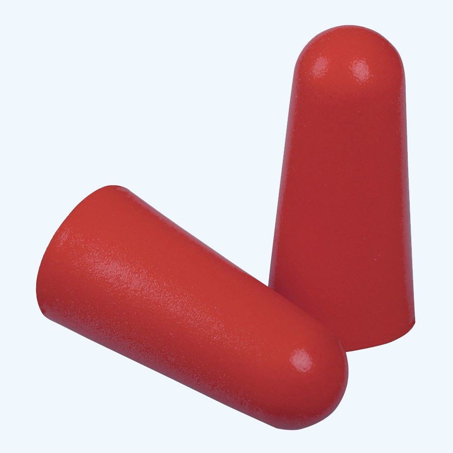 Spenderbox Einweg-Ohrstöpsel rot (200 Paar)