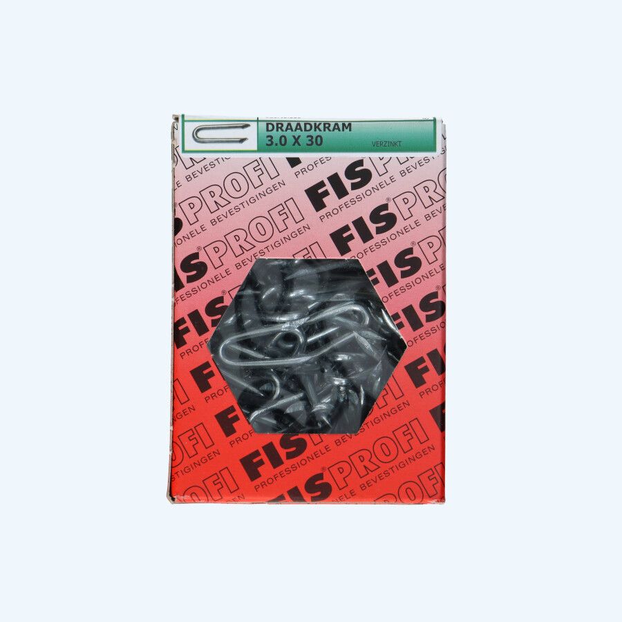 Verzinkte Drahtklammern 3,0 x 30 mm 1 kg