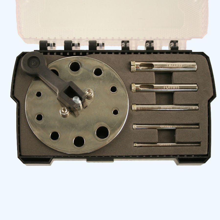 Diamant-Fliesenbohrerset 6-teilig