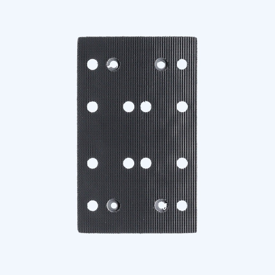 Klittenband schuurzool 80 x 133 mm 14 stofgaten Klittenband schuurzool 80 x 133 mm 14 stofgaten