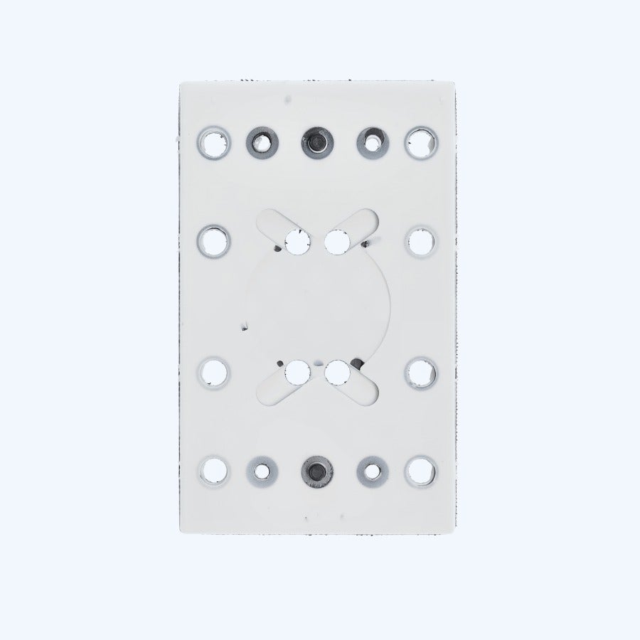 Klittenband schuurzool 80 x 133 mm 14 stofgaten Klittenband schuurzool 80 x 133 mm 14 stofgaten