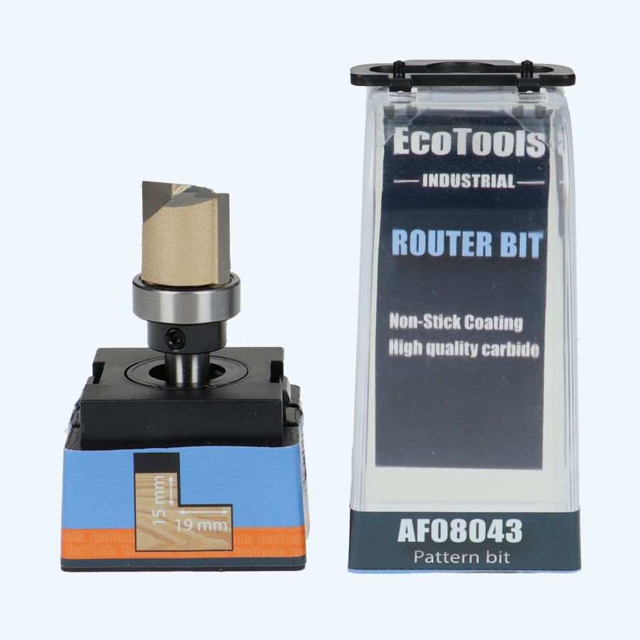 HM kantenfrees Industrial 19 x 15 mm met bovenlager