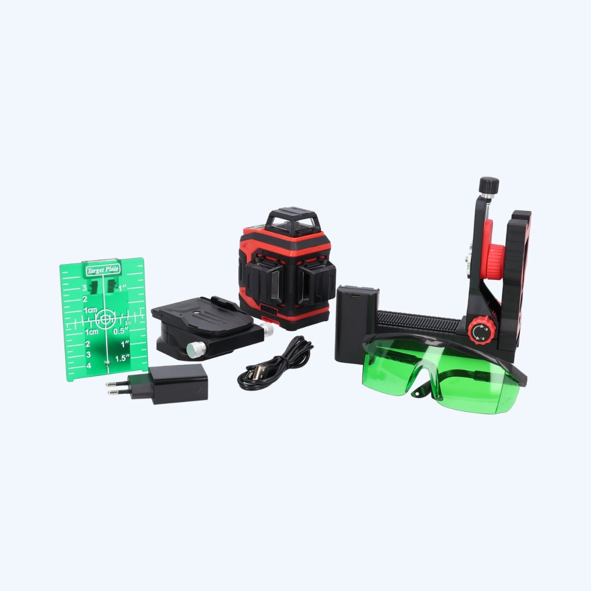 Futech lijnlaserset Multicross 3D Brave incl. statief en koffer
