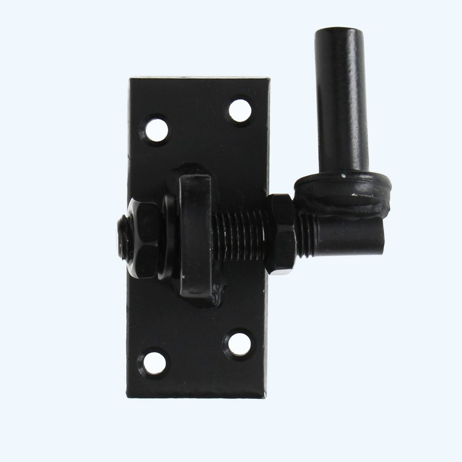 Verstellbares Plattenscharnier Ø16 mm schwarz