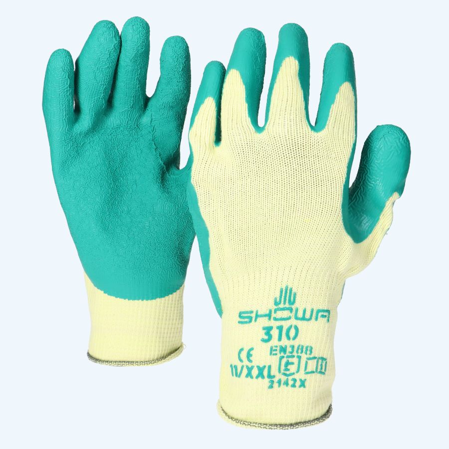 Showa 310 latex handschoen maat 11 Showa 310 latex handschoen maat 11