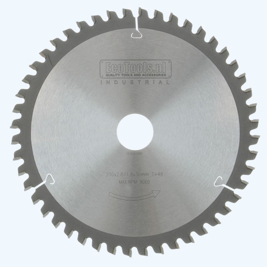 HM-afkortzaagblad Industrial 210 x 30 mm T=48