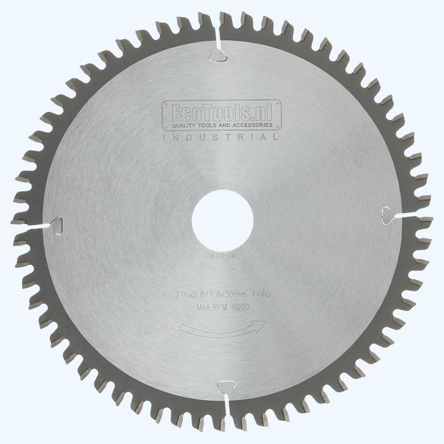 HM-afkortzaagblad Industrial 210 x 30 mm T=60