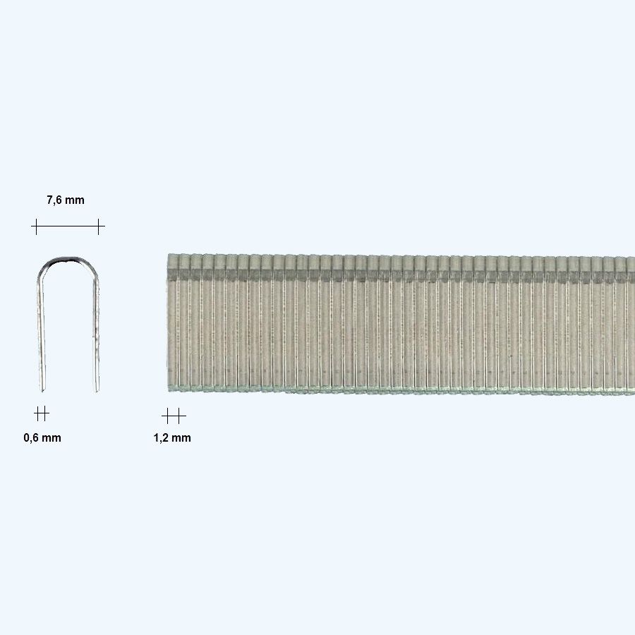 1000 St. Handtacker-Kabelklammern Typ U7 / 14 mm