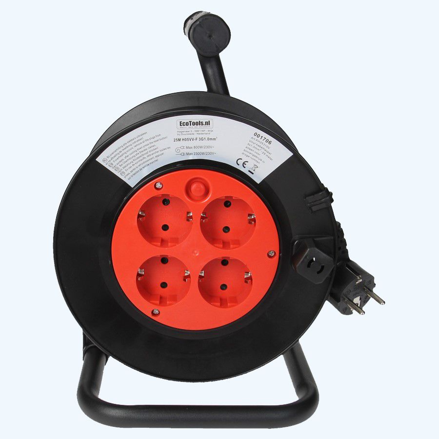 Kabelhaspel vinyl 25 meter