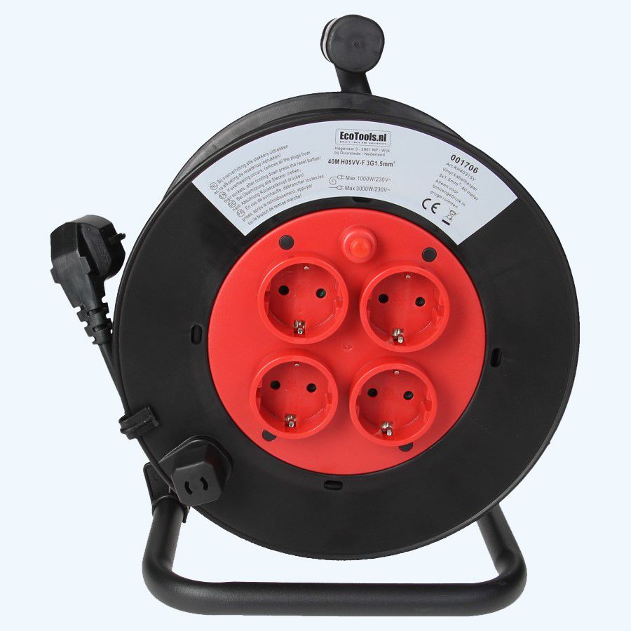 Kabelhaspel vinyl 40 meter